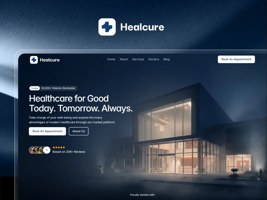 Healcure — Modern Healthcare Framer Template — Framer Geeks Framer Template