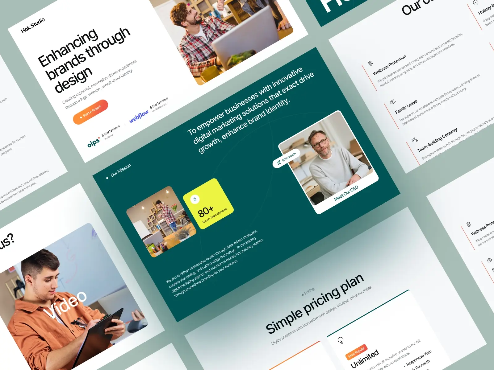 Hok Studio — Modern Agency Framer Template