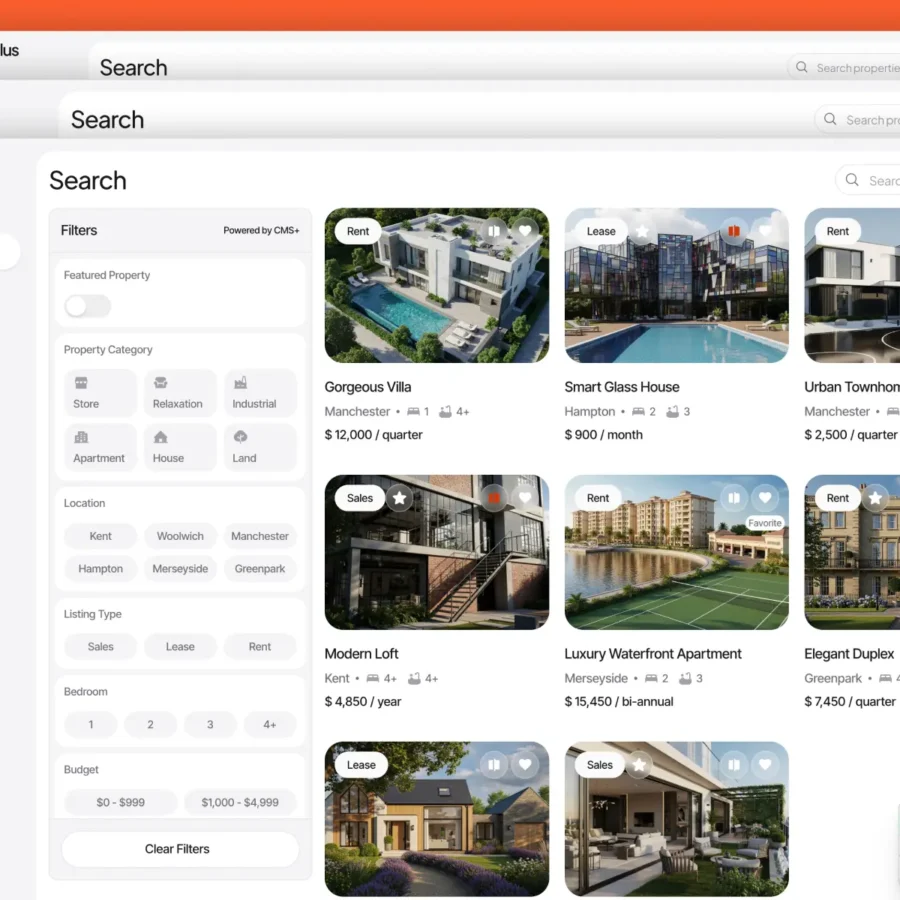 Homplus — Real Estate Template — Plaiter Framer Template