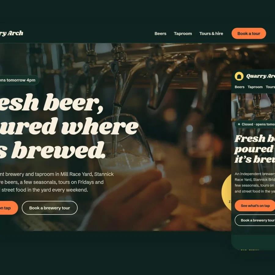 Hops Brewery — Yehor Vermiyenko Framer Template