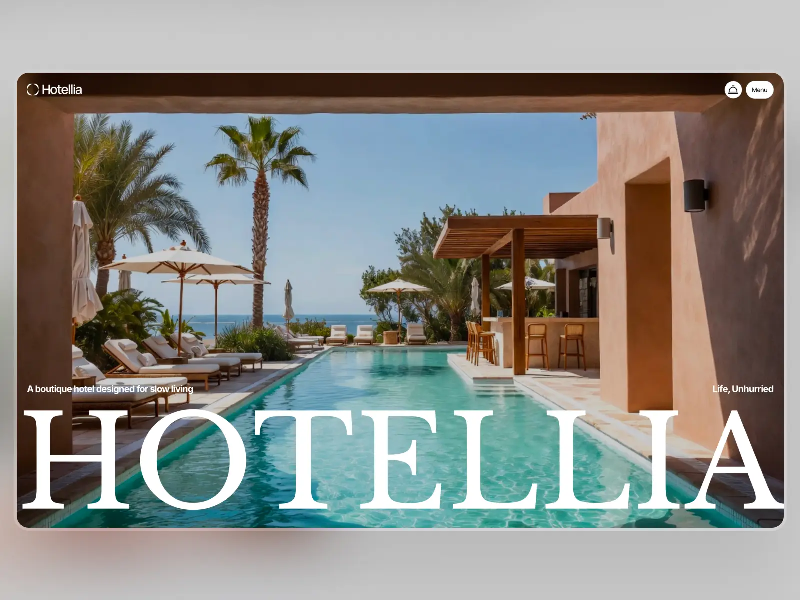Hotellia — Hotel & Resort Framer Template — Tato Framer Template