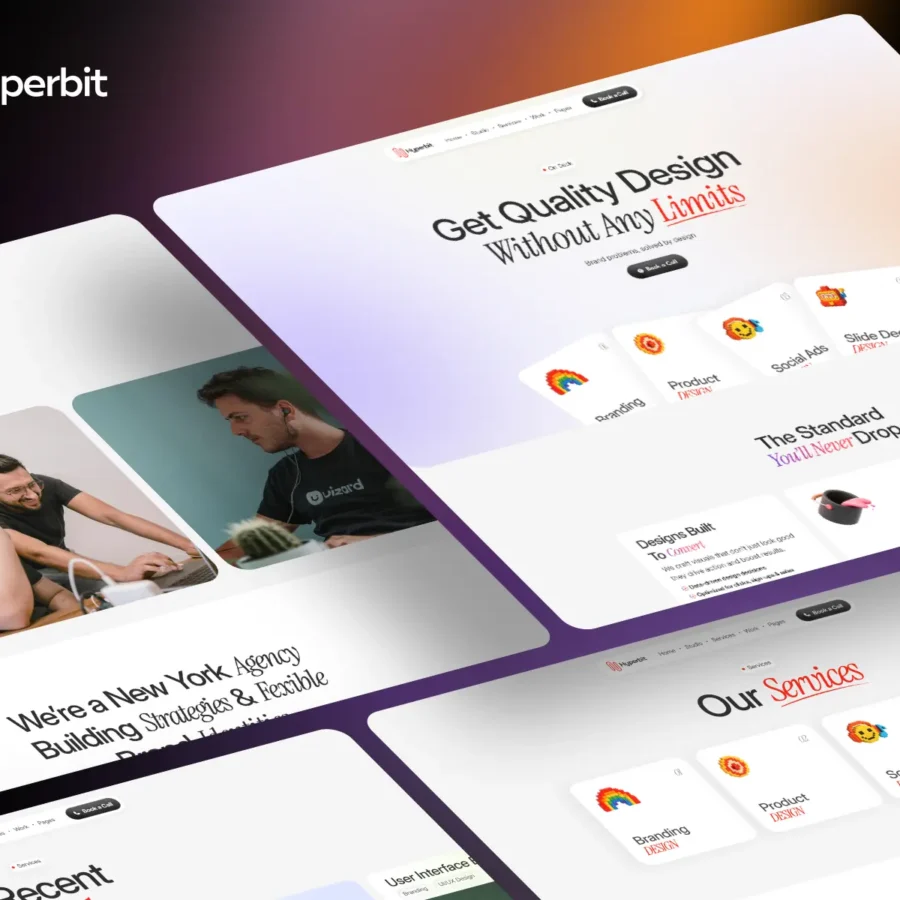Hyperbit — Service Based Digital Agency — Framerbite Framer Template
