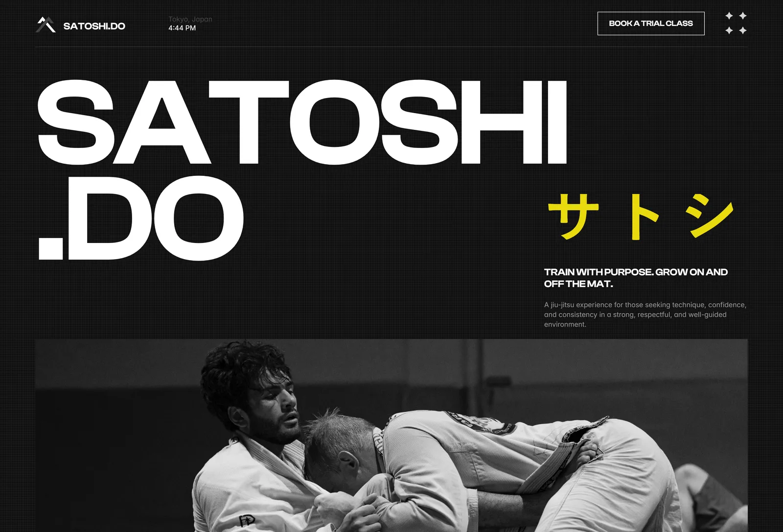 Satoshi-do — Framer Template for Martial Arts Academies — Ricardo Kruger Framer Template