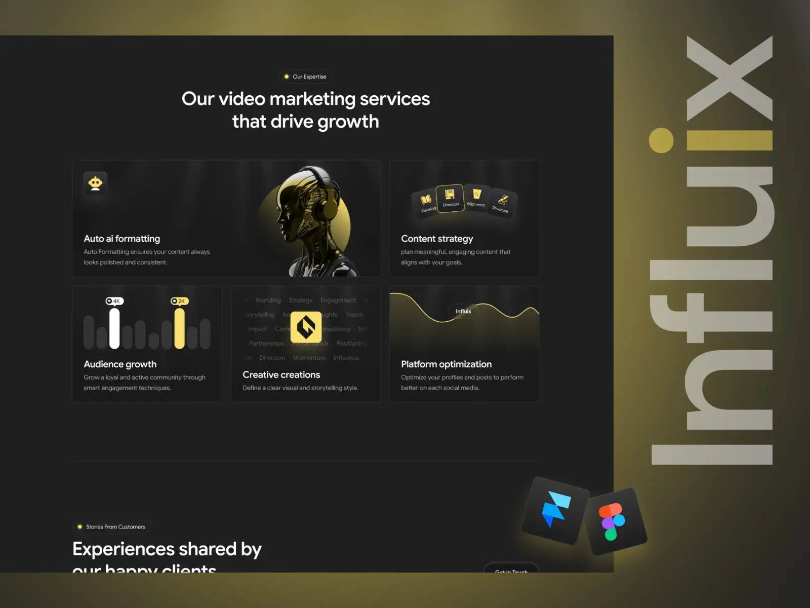 Influix — Short-Form Video Framer Template