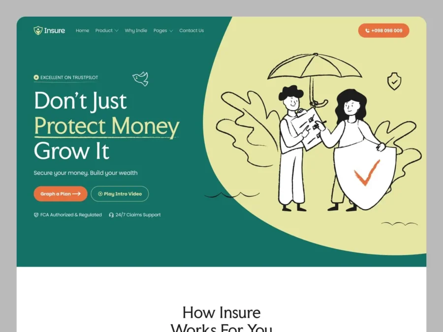 Innsure — Finance & Insurance Template — Framerbite Framer Template