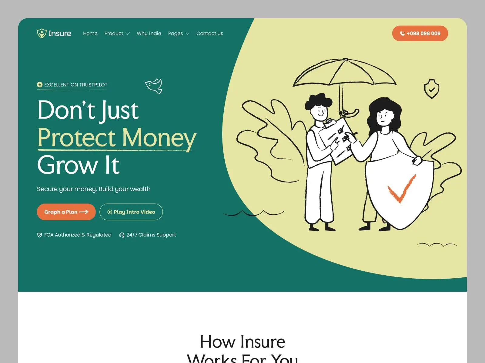 Innsure — Finance & Insurance Template — Framerbite Framer Template