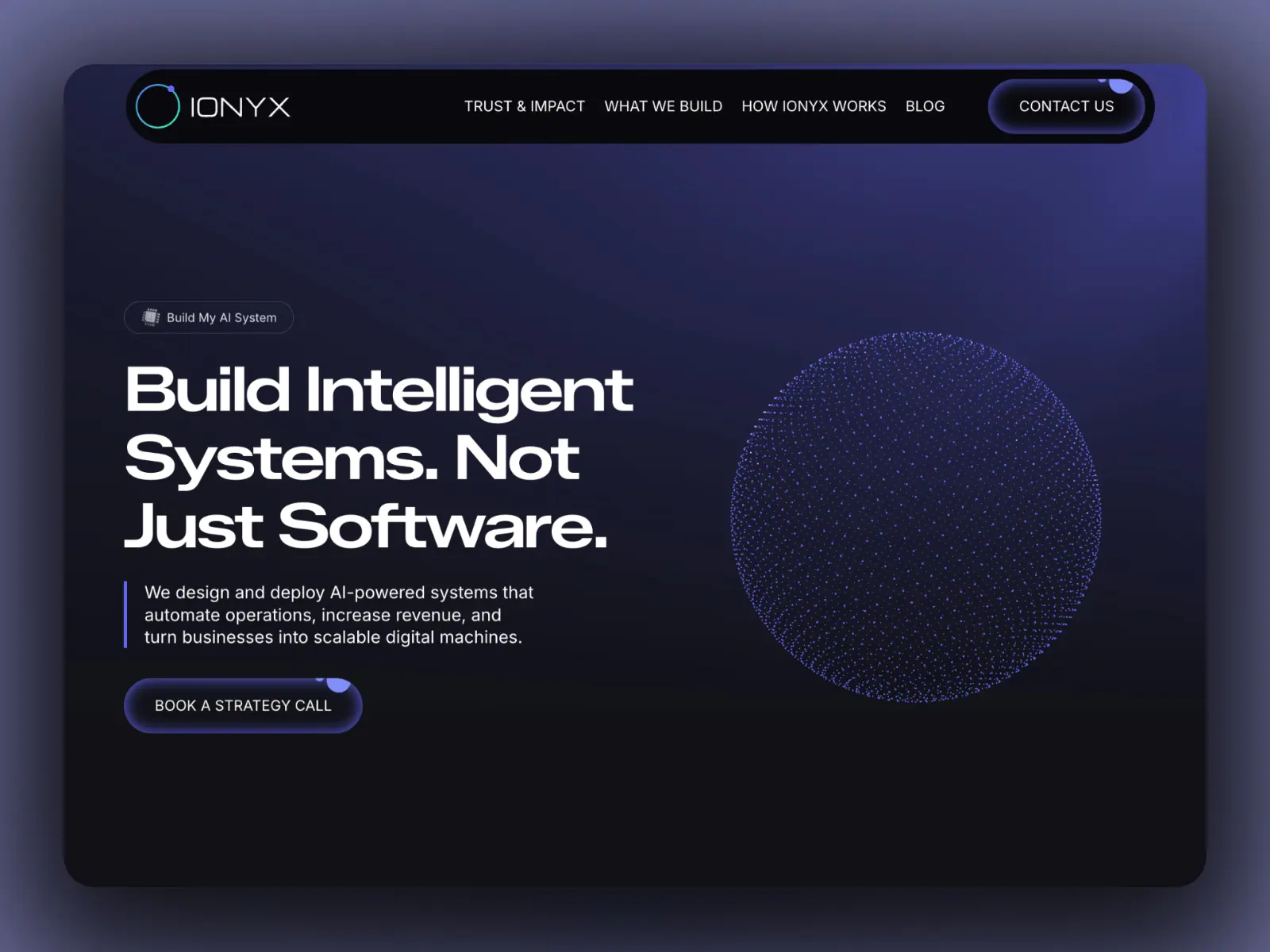 IONYX — Premium AI Agency Template — Freelancer Deven Framer Template