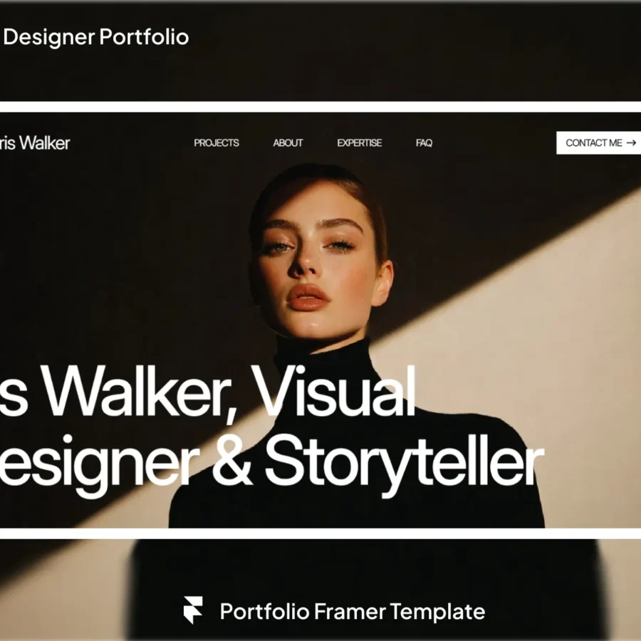 Portfolioz — Personal Portfolio Resume Portfoli — Umar Mirza Framer Template