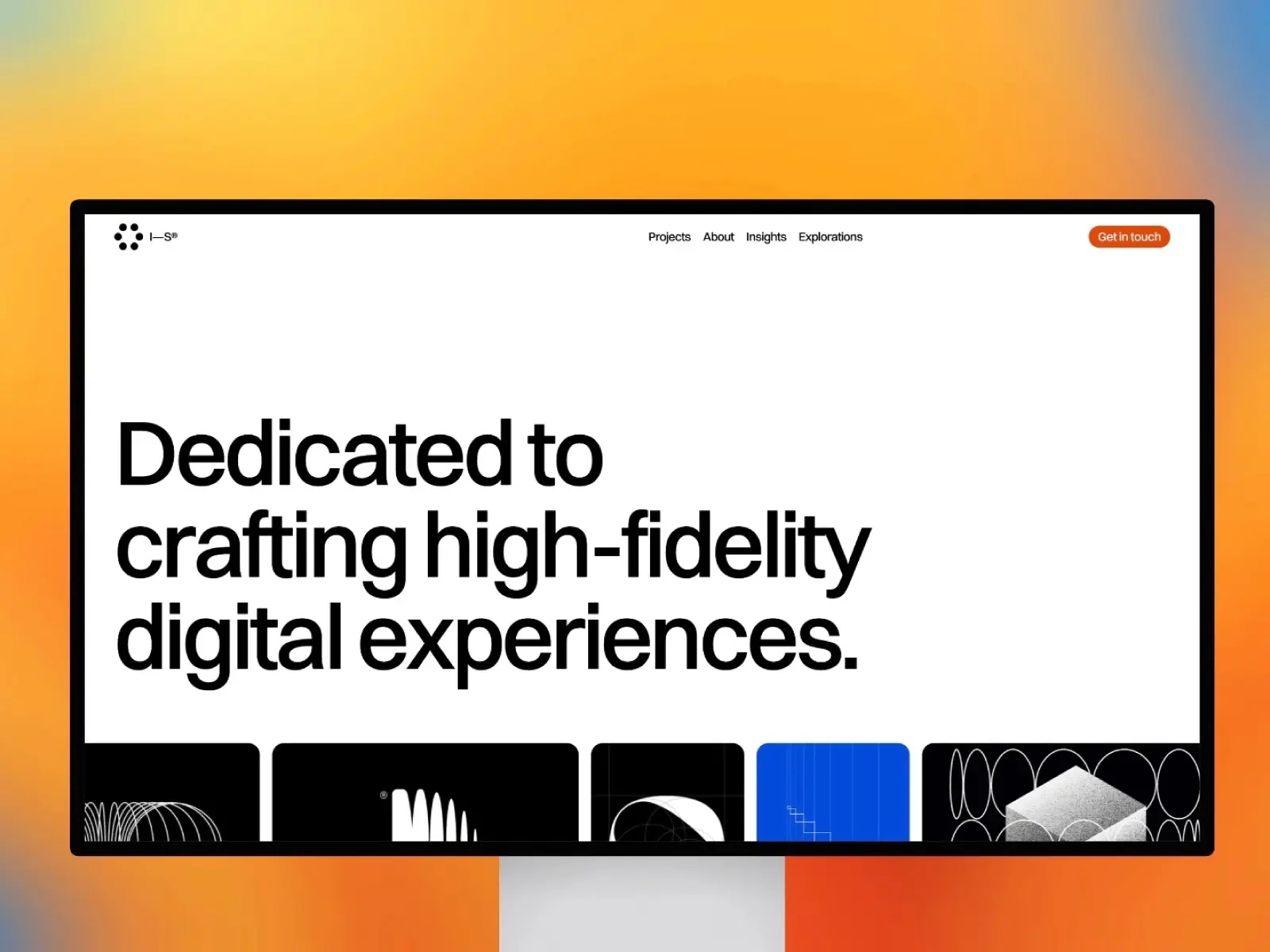 I—S® — Professional Agency — Federico Esposito Framer Template