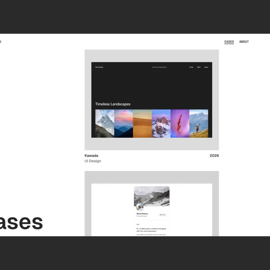 Jankis — Minimalist Portfolio Template — D14 Framer Template