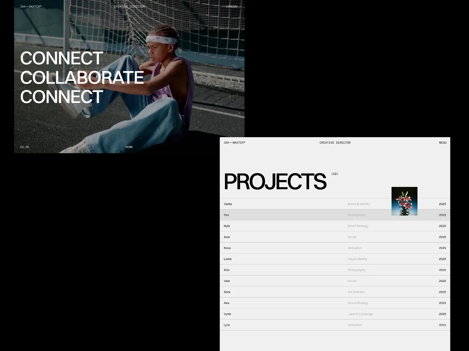 Jax Baxter — — Premium Portfolio Template
