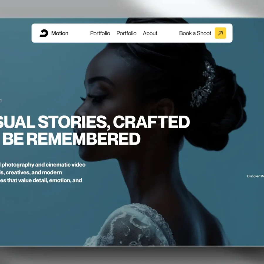 Julian-vance — Cinematic Photographer Portfolio — Francis Okechukwu Framer Template