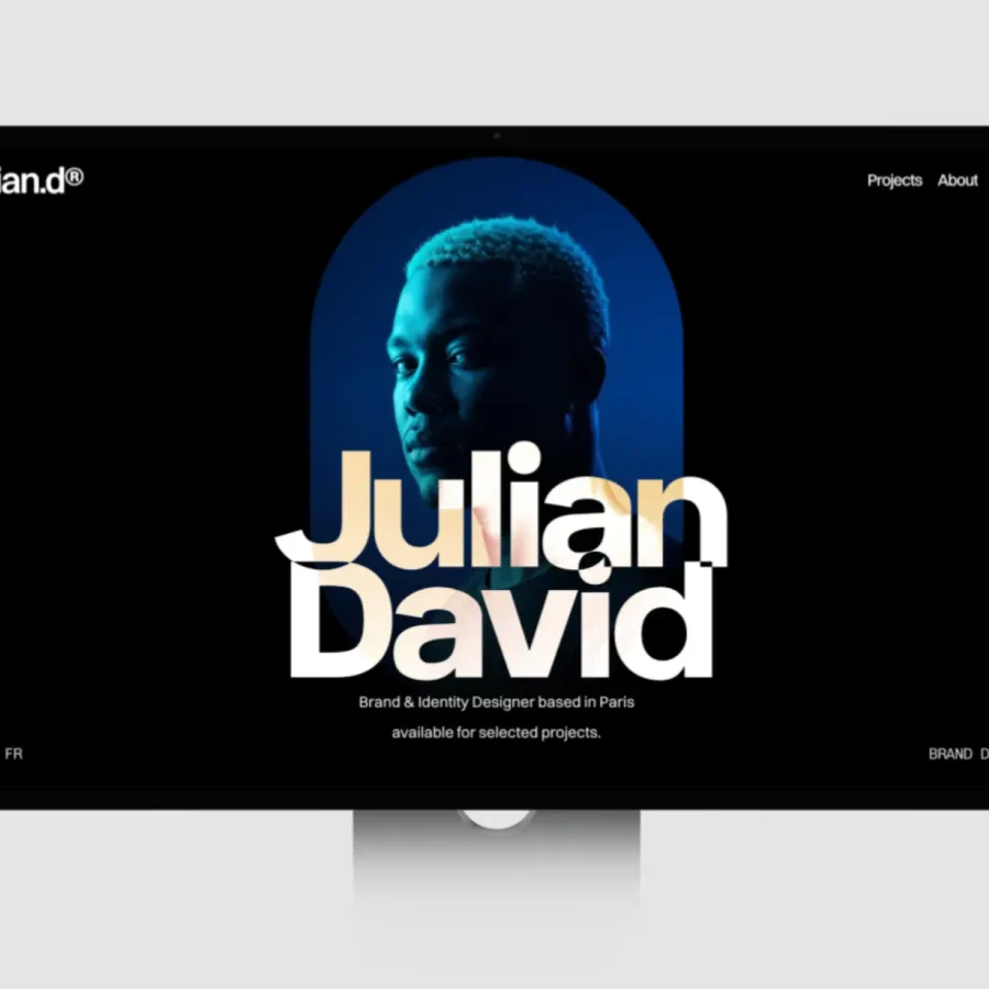 Juliand — Brand Identity Designer Portfolio — Mahdi Mezelli Framer Template