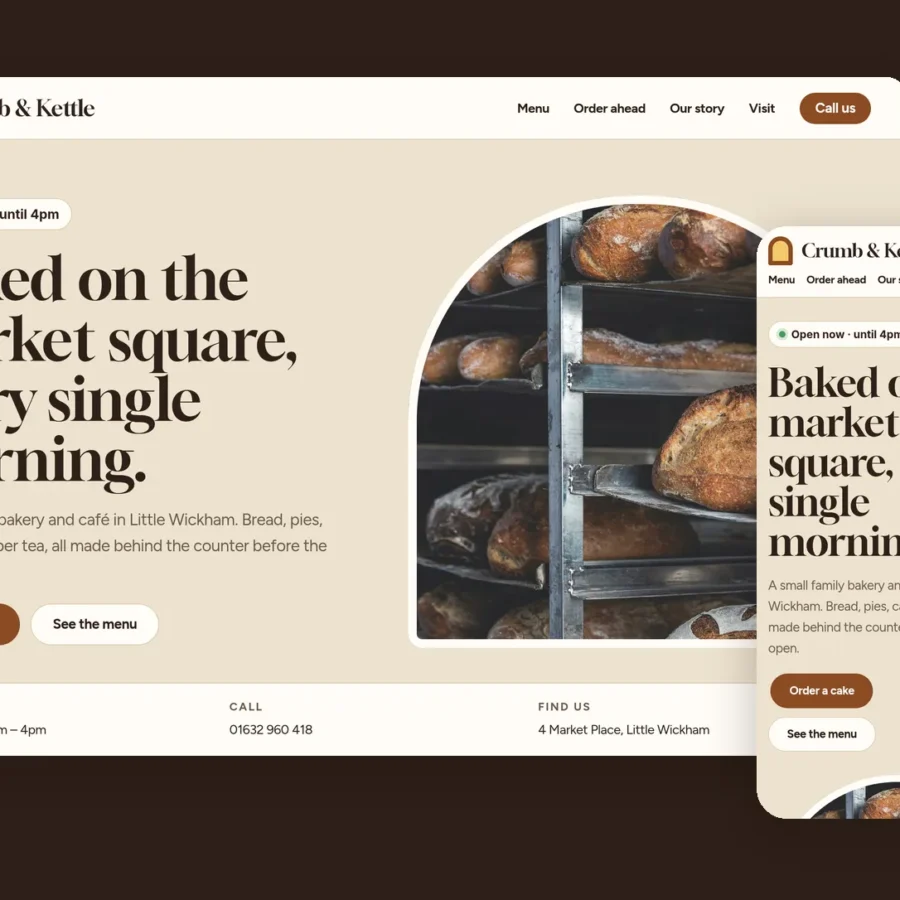 Kettle — Yehor Vermiyenko Framer Template