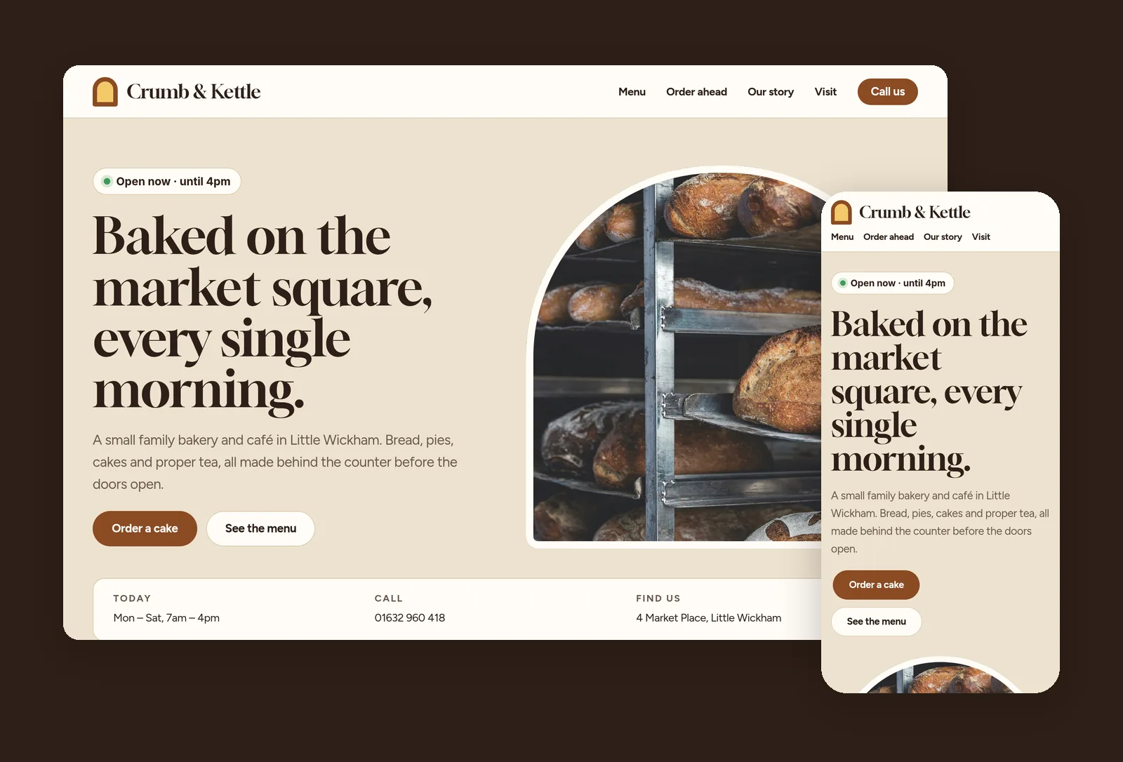 Kettle — Yehor Vermiyenko Framer Template
