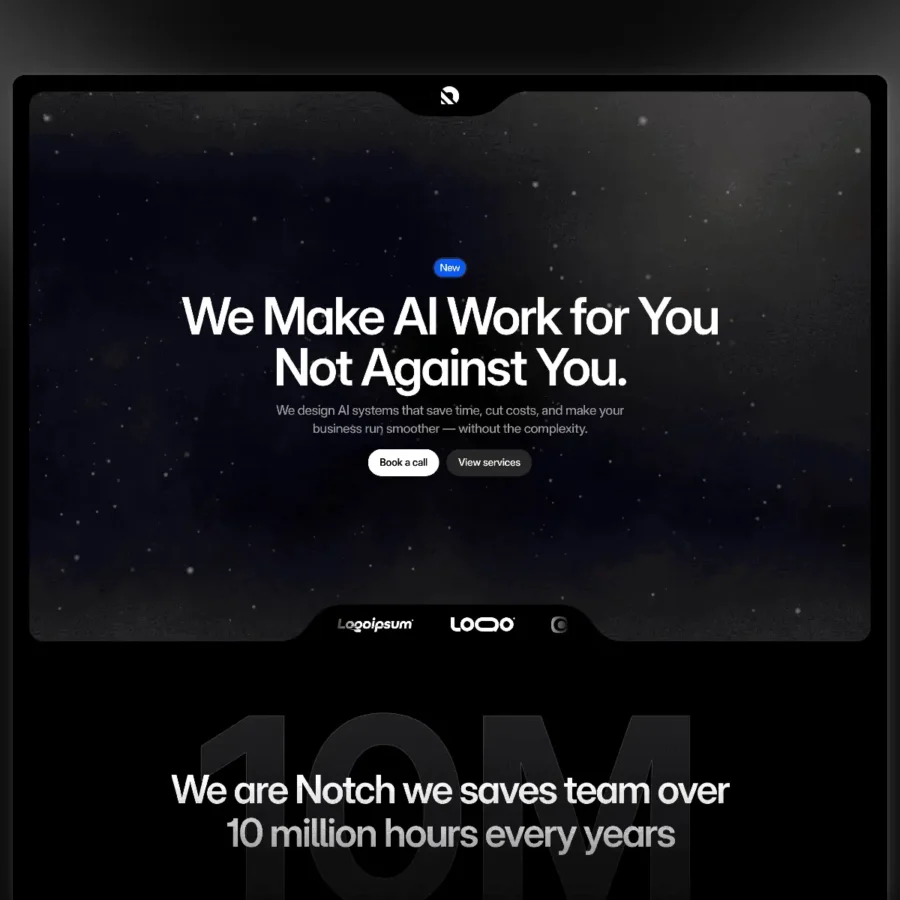 Knotch — AI Agency & Consultancy template — Kanishk Dubey Framer Template