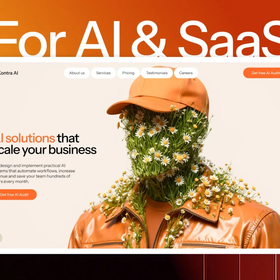 Kontra — Template for AI Startups — Adam Unroot.design Framer Template