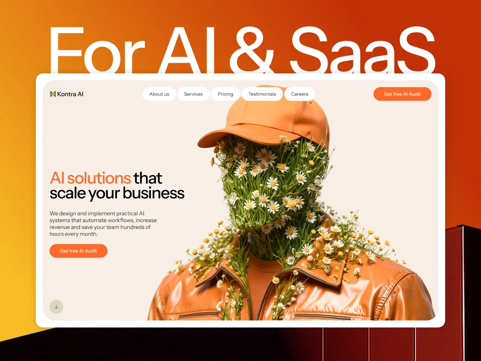 Kontra — Template for AI Startups — Adam Unroot.design Framer Template