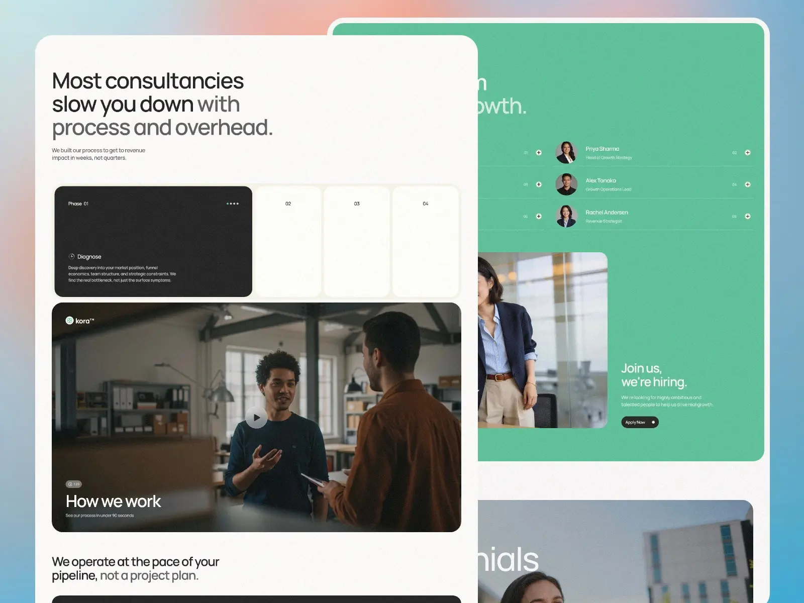 Kora — Consulting and Agency Template