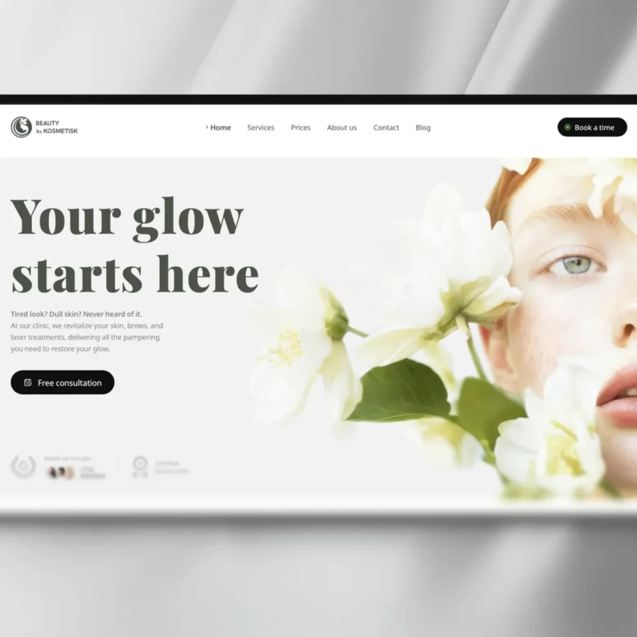 Kosmetisk — Beauty Clinic Website Template — Stefan @ Pixco Framer Template