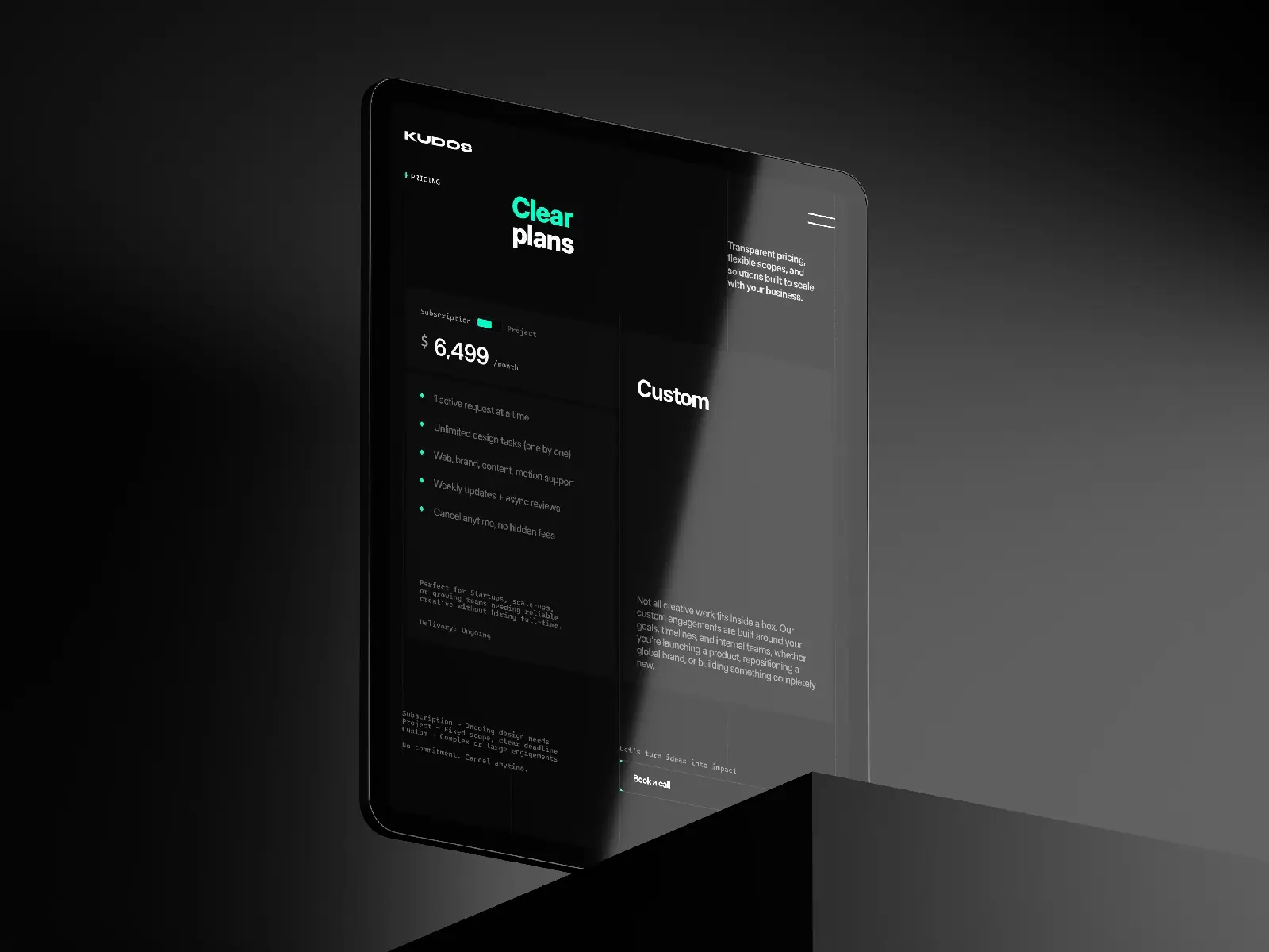 Kudos — Premium Design Agency Template