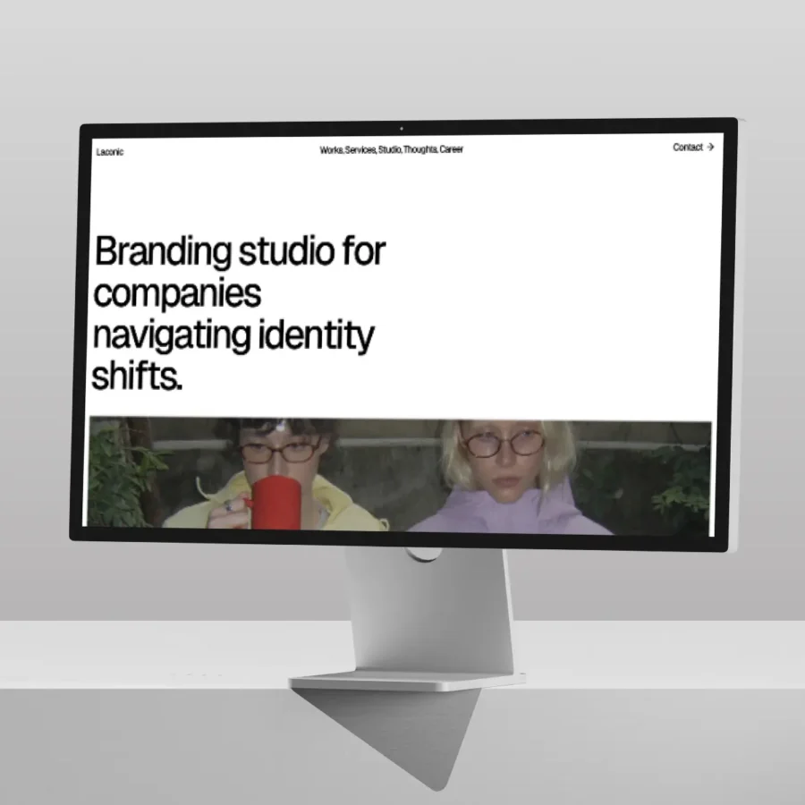 LACONIC — Branding Studio Framer Template — sebd studio Framer Template