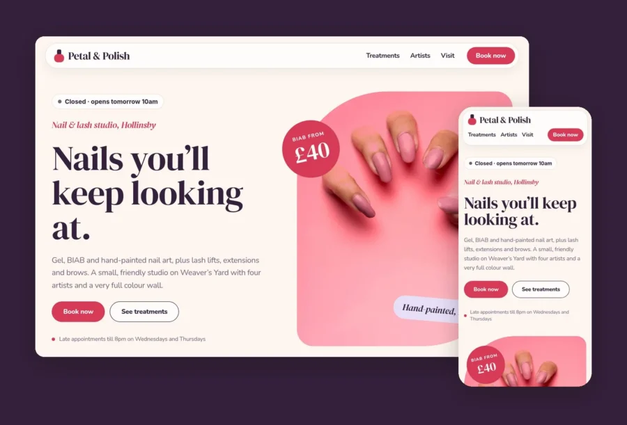Lacquer Studio — Yehor Vermiyenko Framer Template