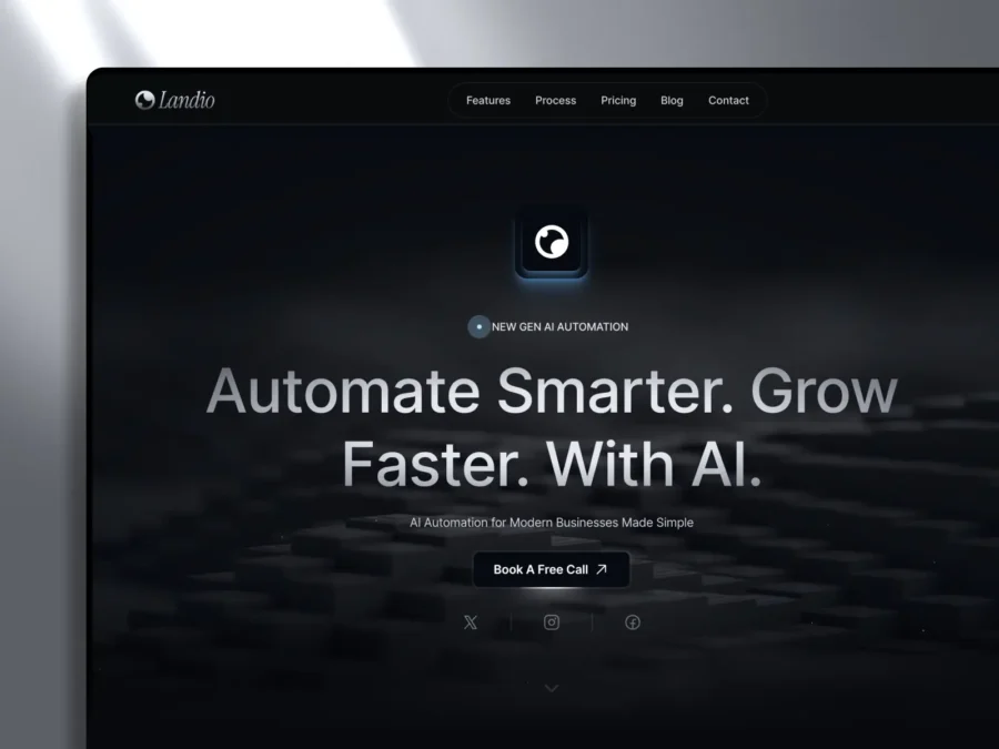 Landio — AI Agency & Landing Page Template — Framebase Framer Template