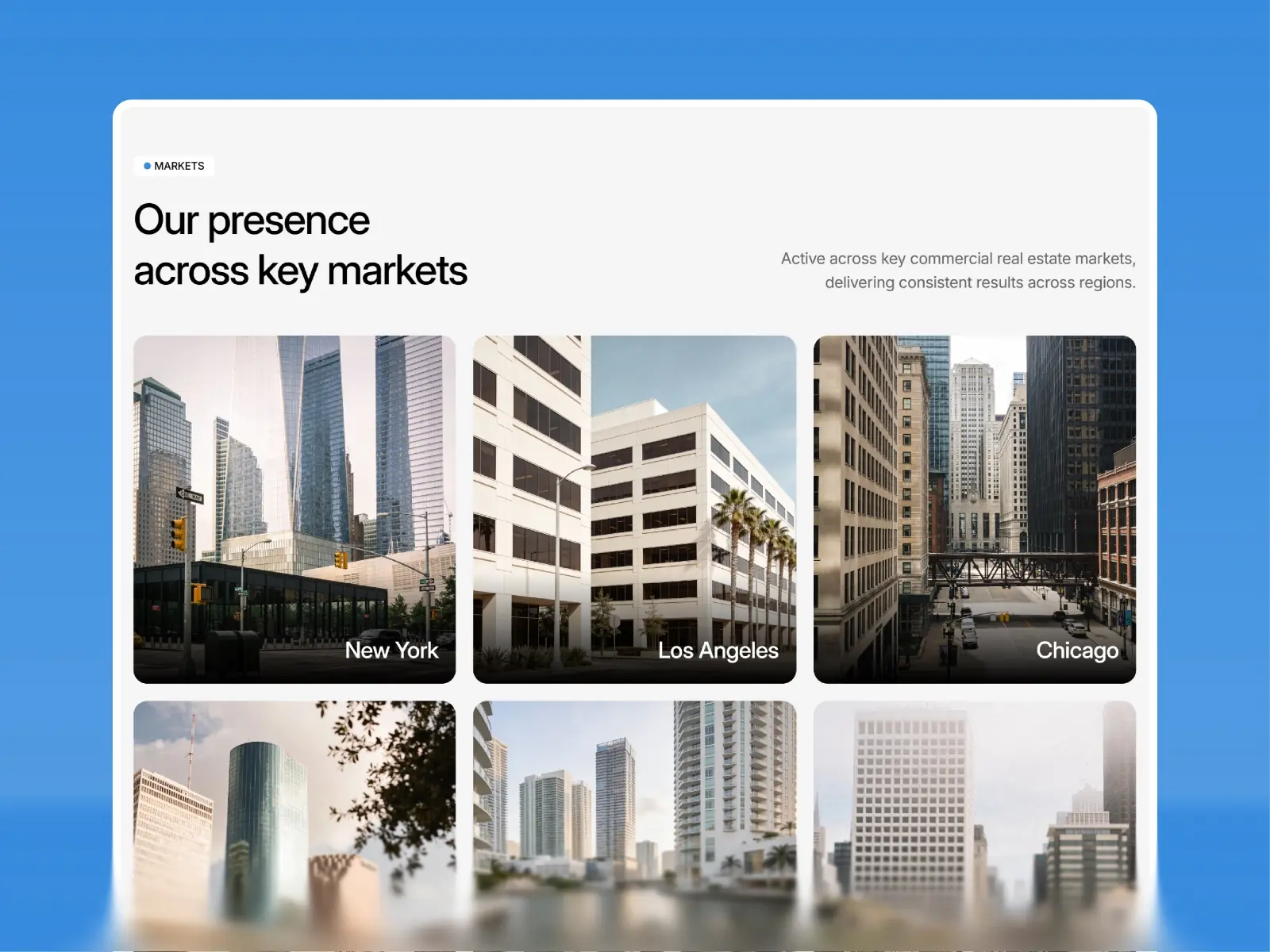Landmark — Commercial Real Estate Template