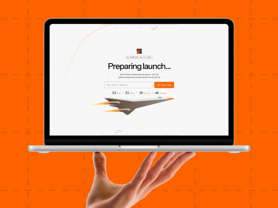 Launching — Animated SaaS & AI Waitlist — Yohann Varillon Framer Template