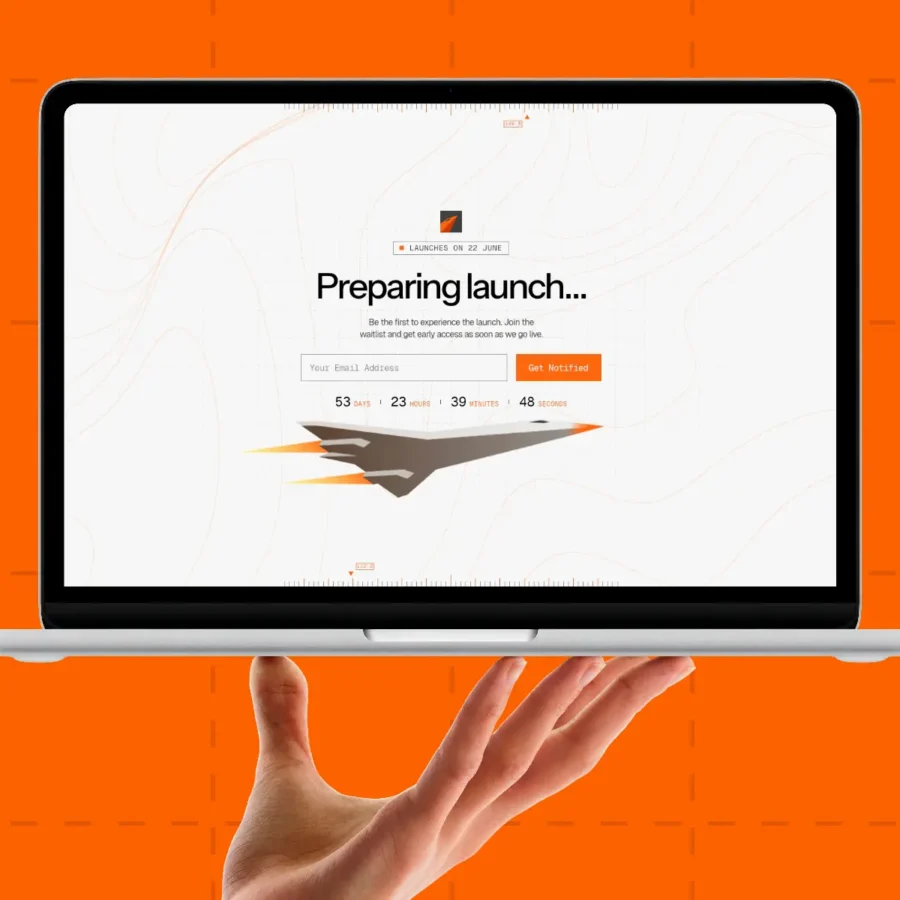 Launching — Animated SaaS & AI Waitlist — Yohann Varillon Framer Template