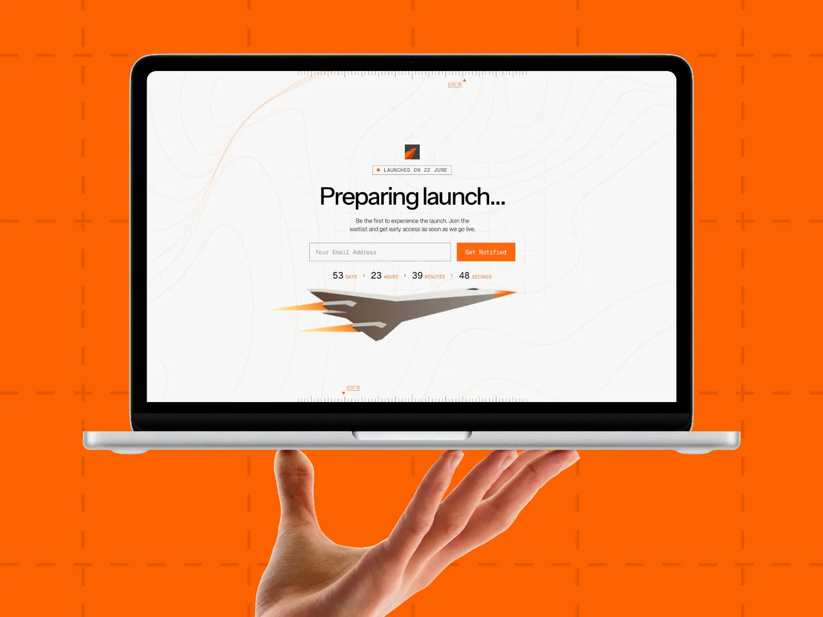 Launching — Animated SaaS & AI Waitlist — Yohann Varillon Framer Template