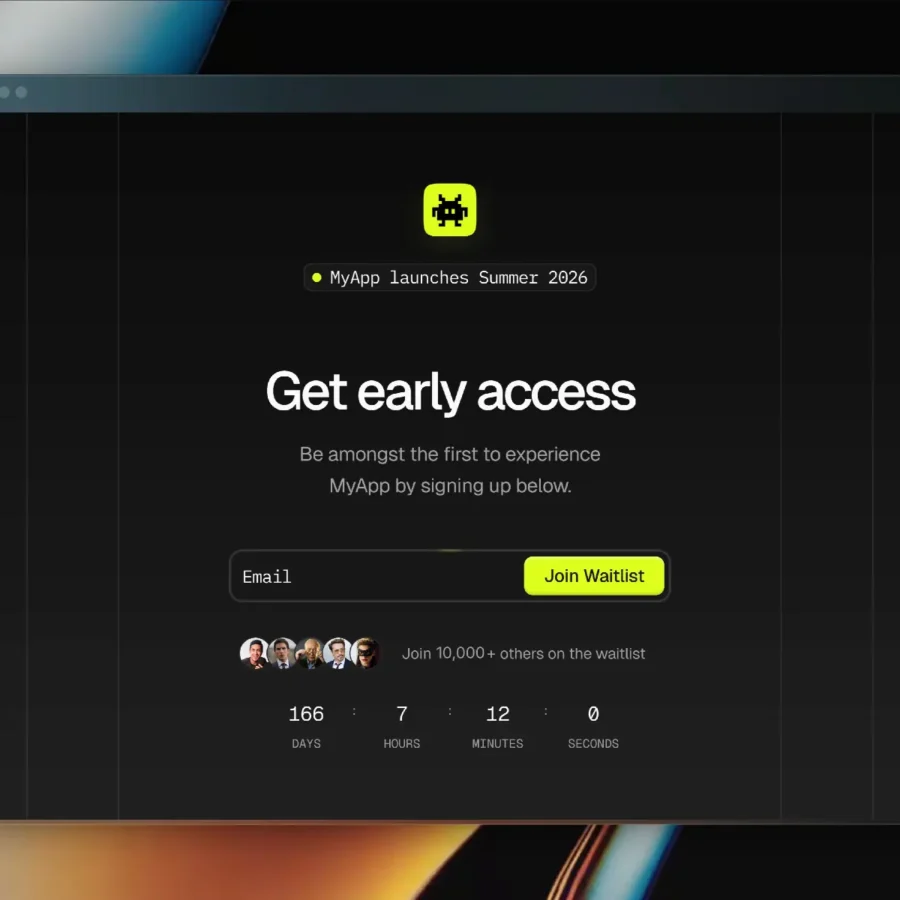 LaunchList — Free Waitlist for Founders — Andres Gonzalez Framer Template