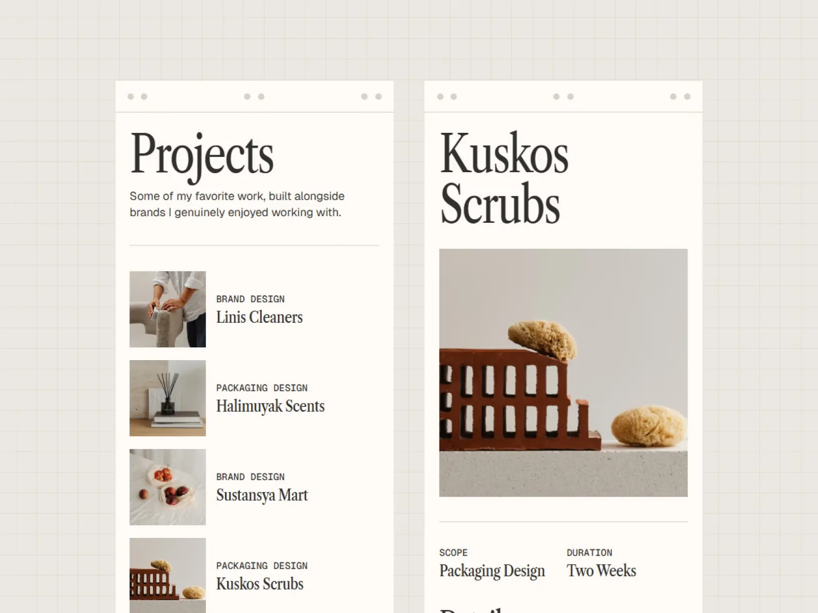 Listahan — Portfolio Template