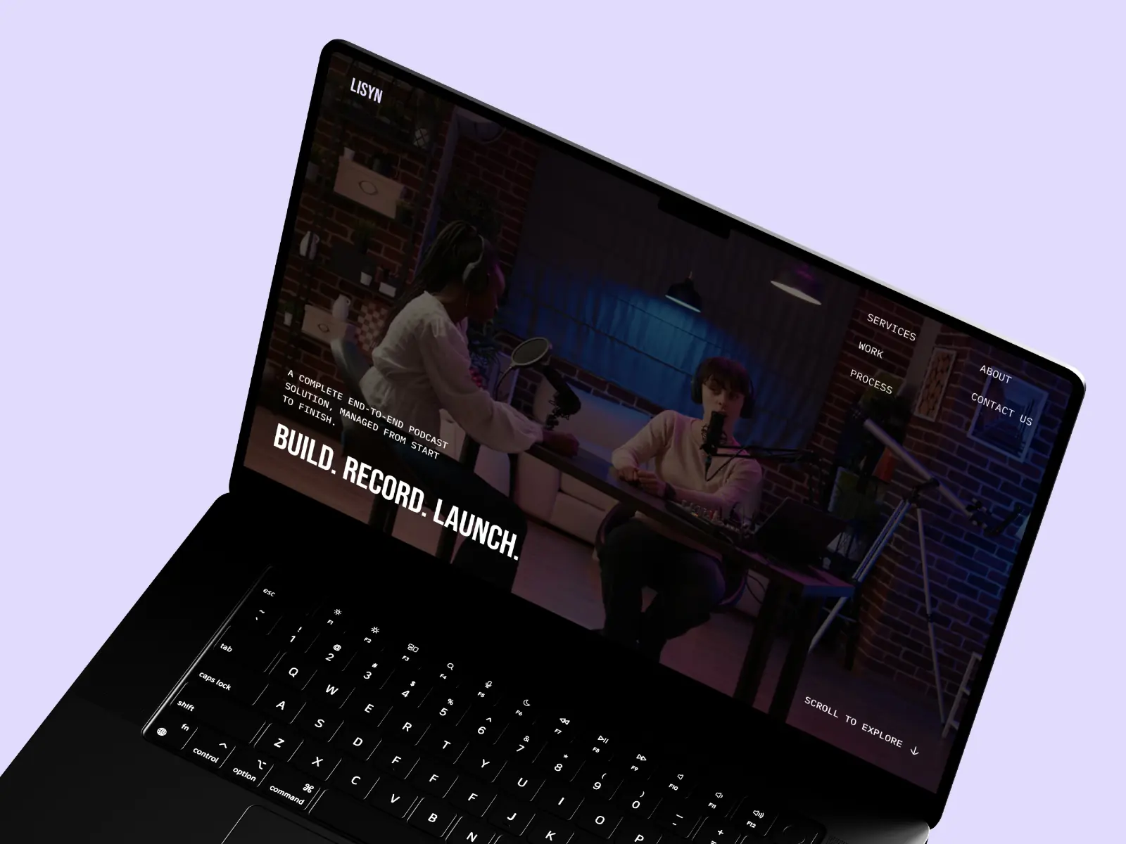 LISYN — Podcast Studio Website Template — DiverseKit Framer Template