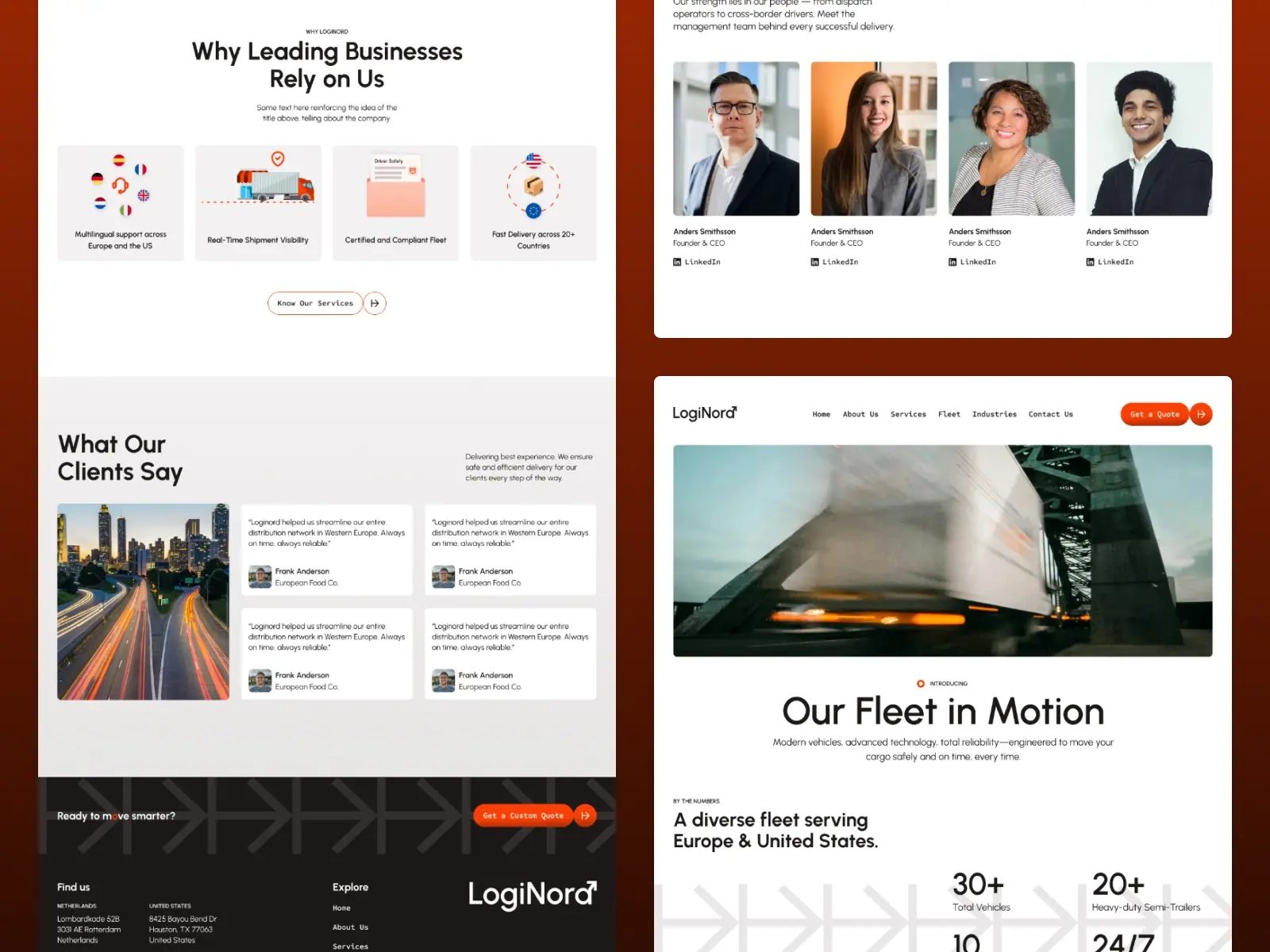 LogiNord — Transport & Logistics Template