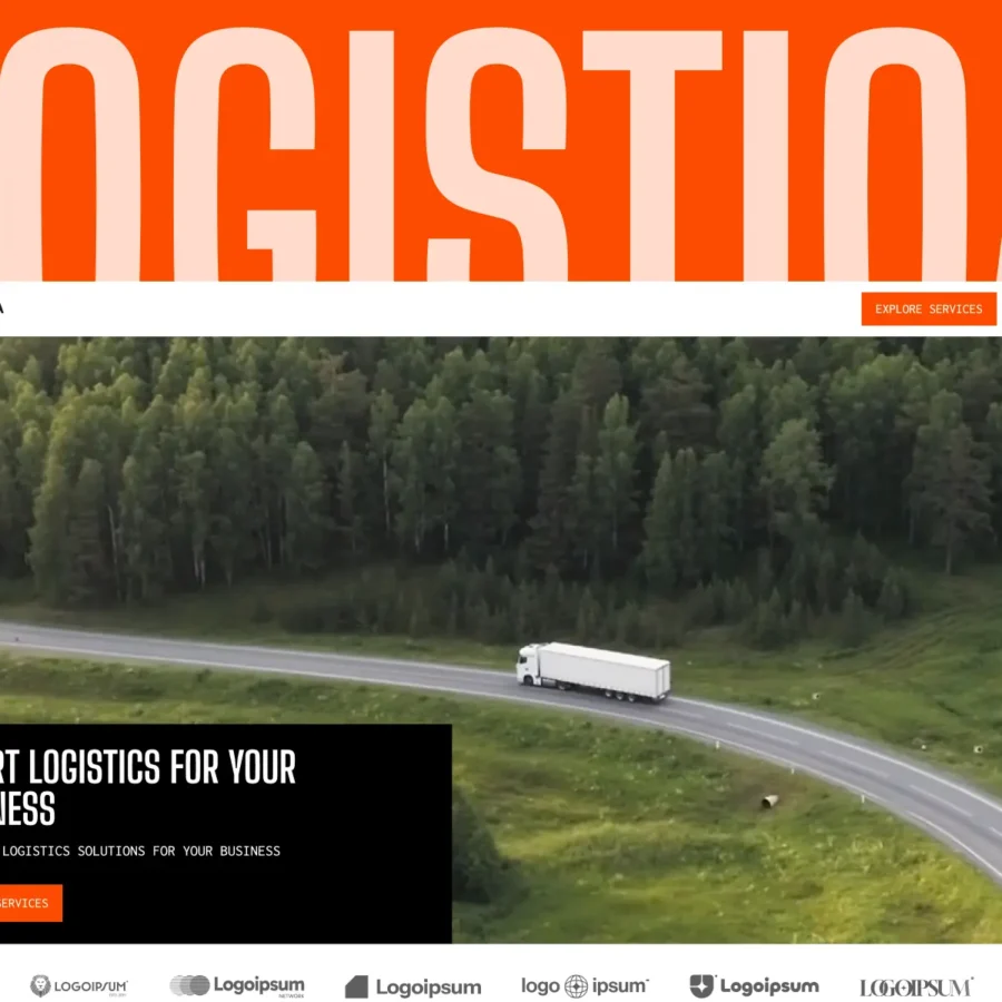 LOGISTIQA — for Logistics Freight Services — Aidan Creates Framer Template