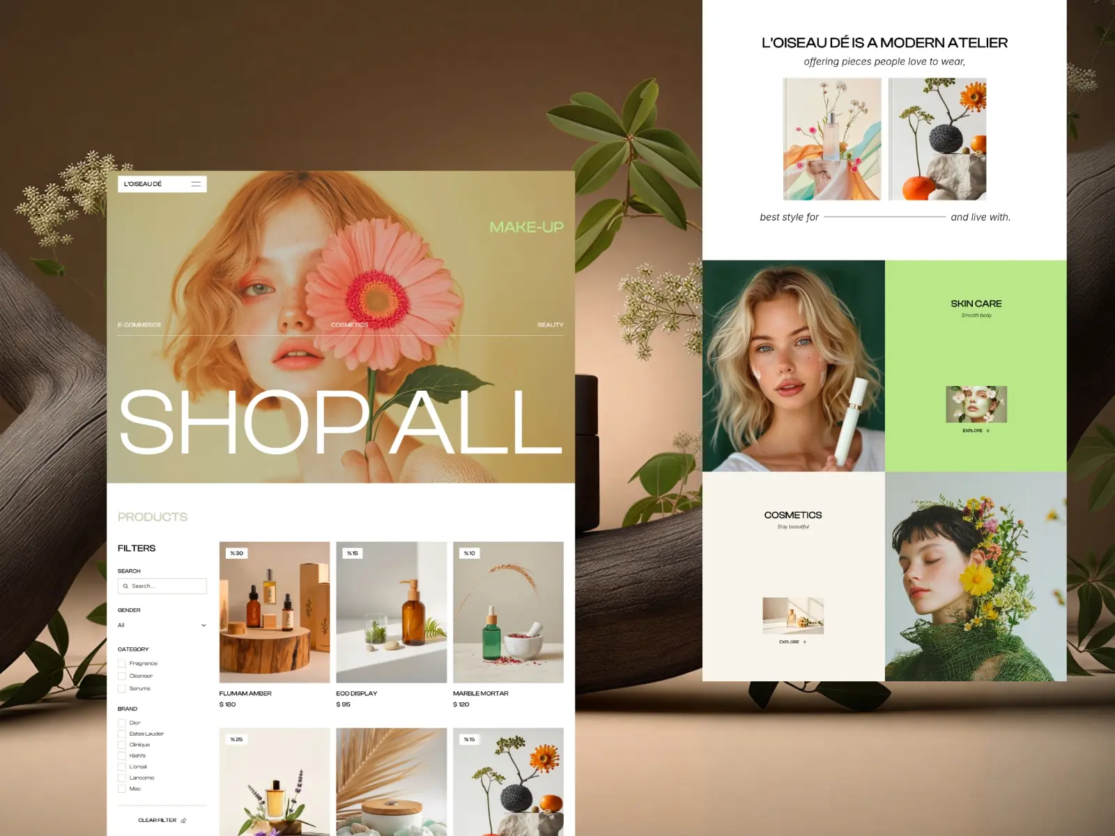 L'OISEAU DÉ — Minimal E-commerce Framer Template