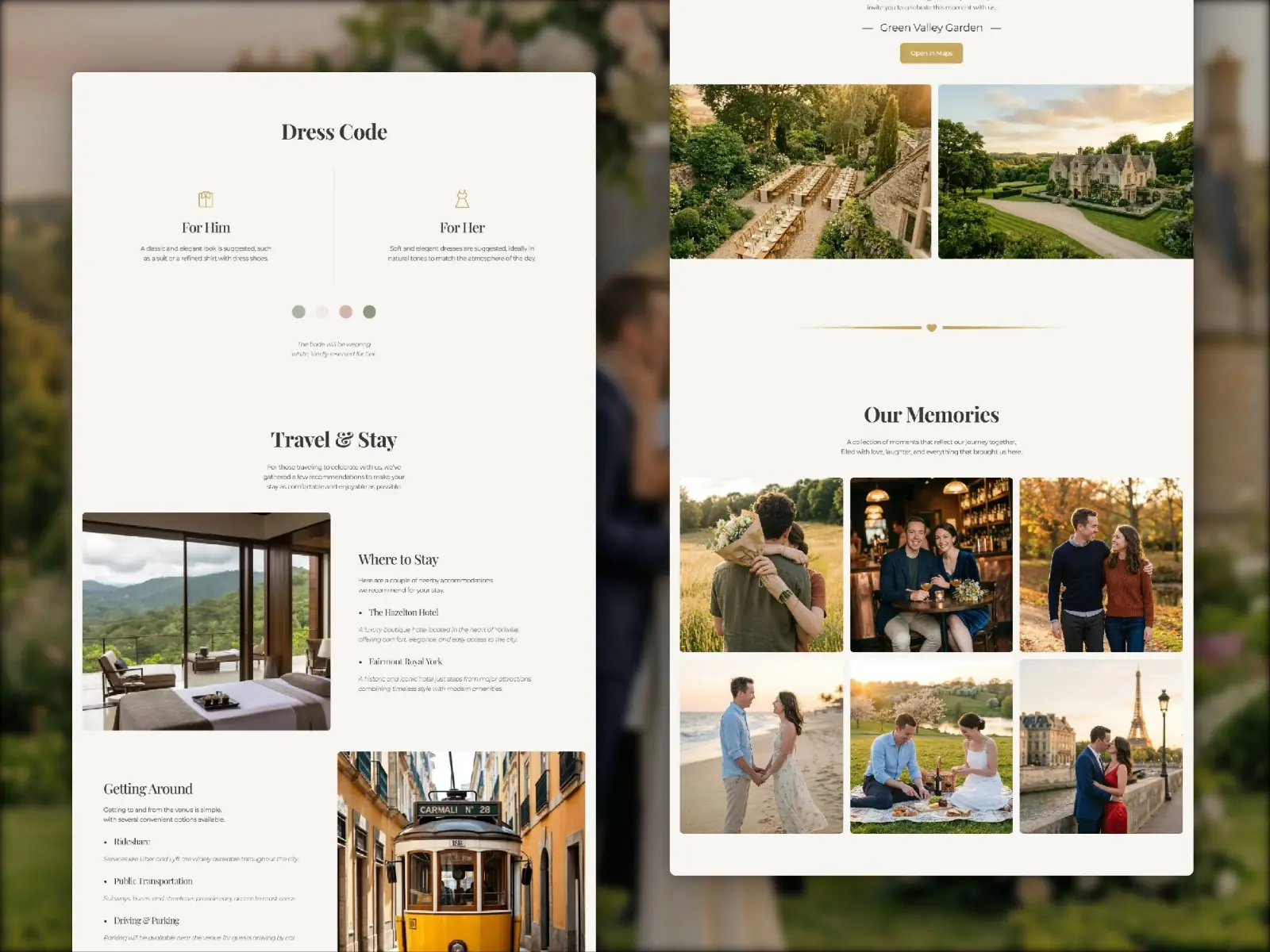 LOVEL — Wedding Invitation and Memories