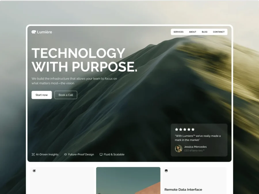 Lumières — A premium template for tech teams. — Shaigexp Framer Template