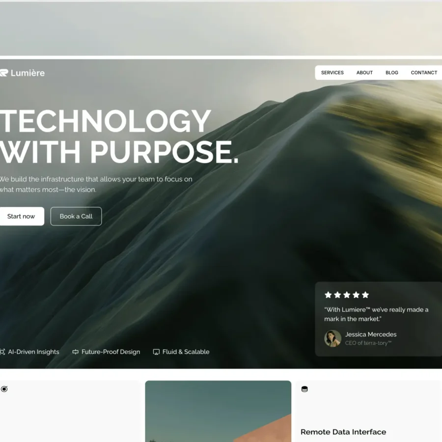 Lumières — A premium template for tech teams. — Shaigexp Framer Template