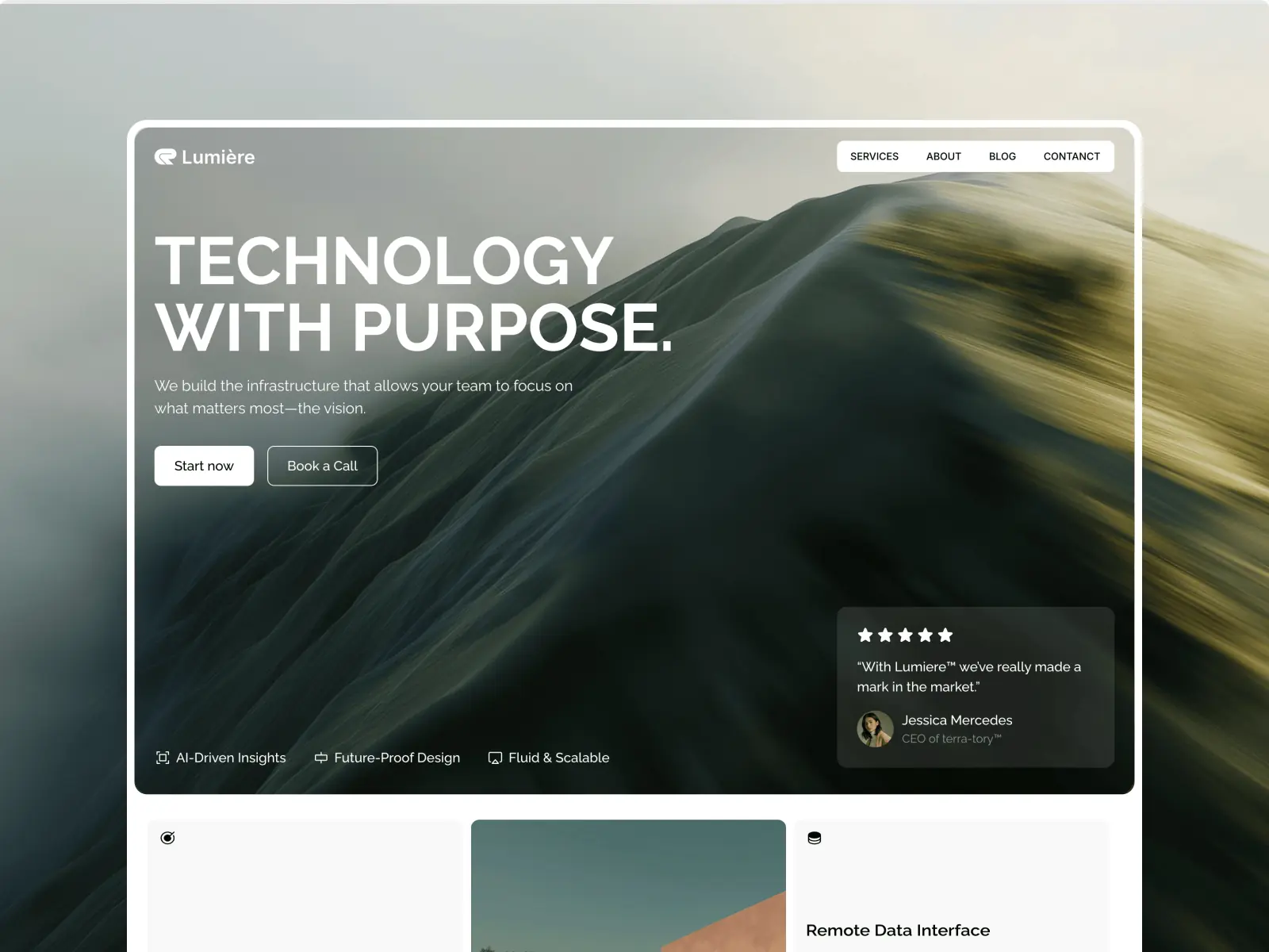 Lumières — A premium template for tech teams. — Shaigexp Framer Template