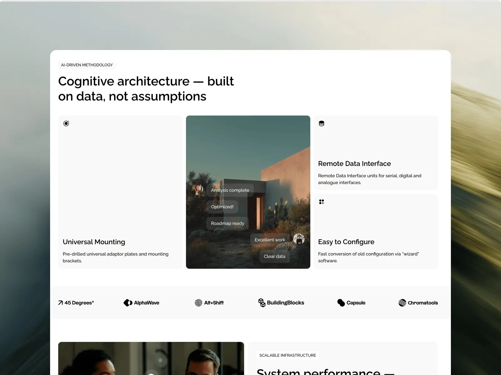 Lumières — A premium template for tech teams.