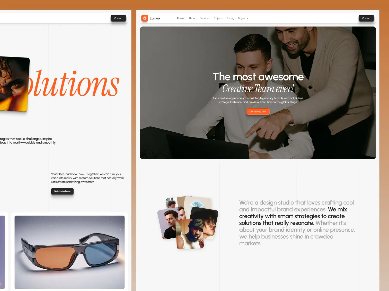 Lumvix — Minimal Creative Agency Theme