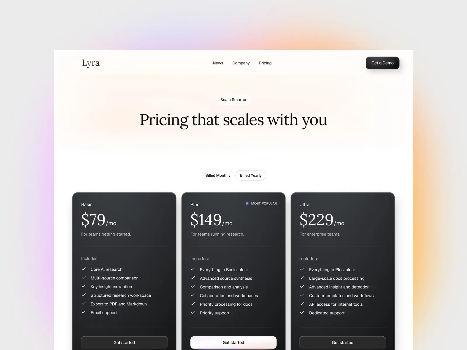 Lyra Agent — AI Startup Template