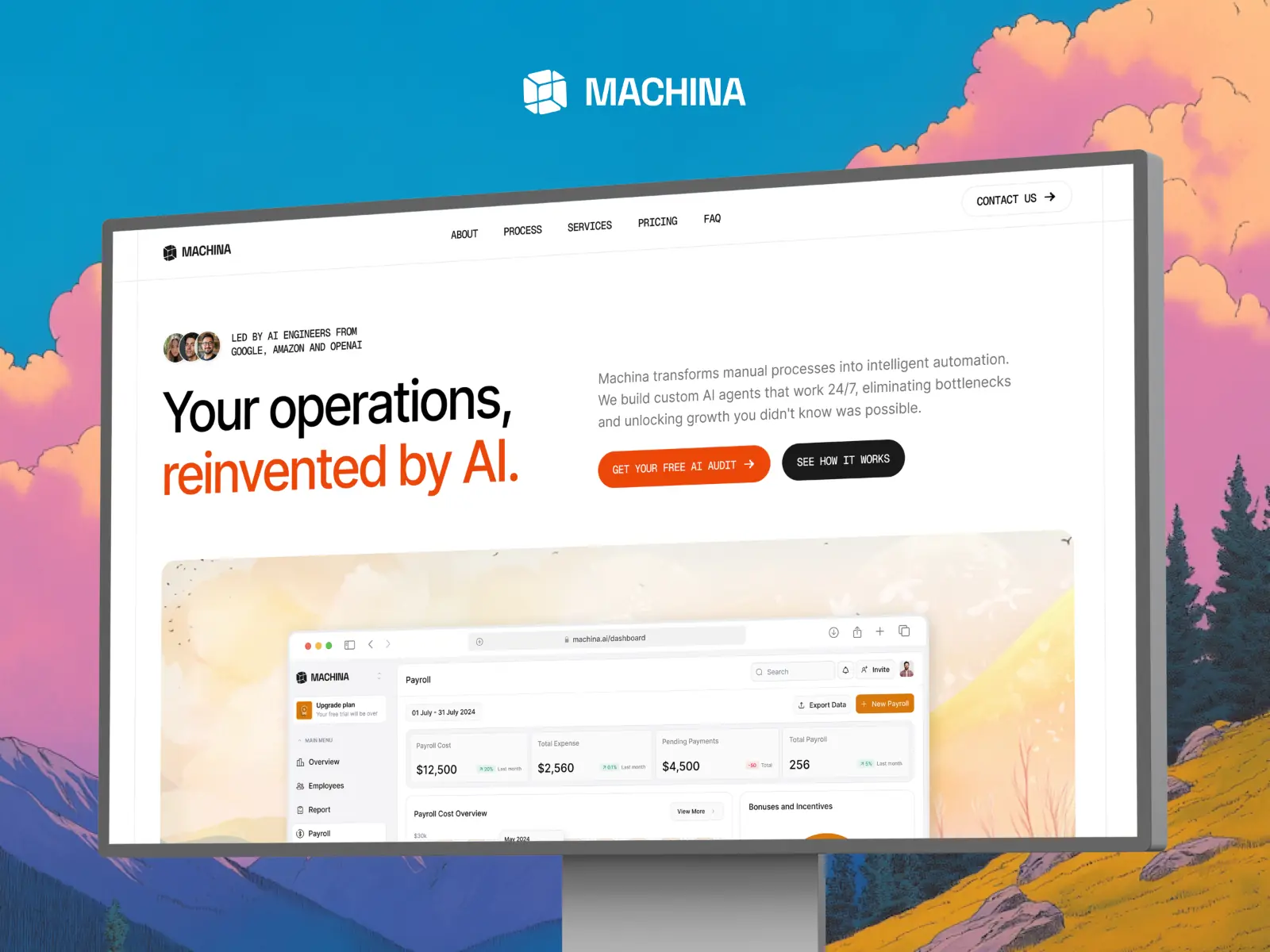 Machina — AI Agency Landing Page Template — Omakase Framer Template