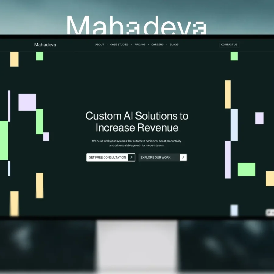 Mahadeva — AI Agency Website — Breeje Anadkat Framer Template
