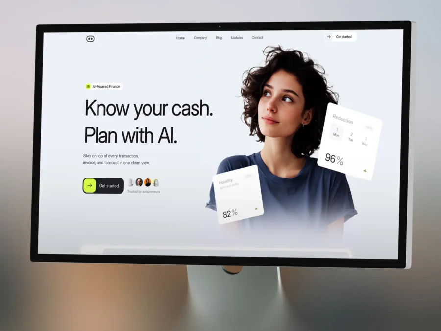 Makro — AI Finance SaaS Landing Page — Easyfast Framer Template