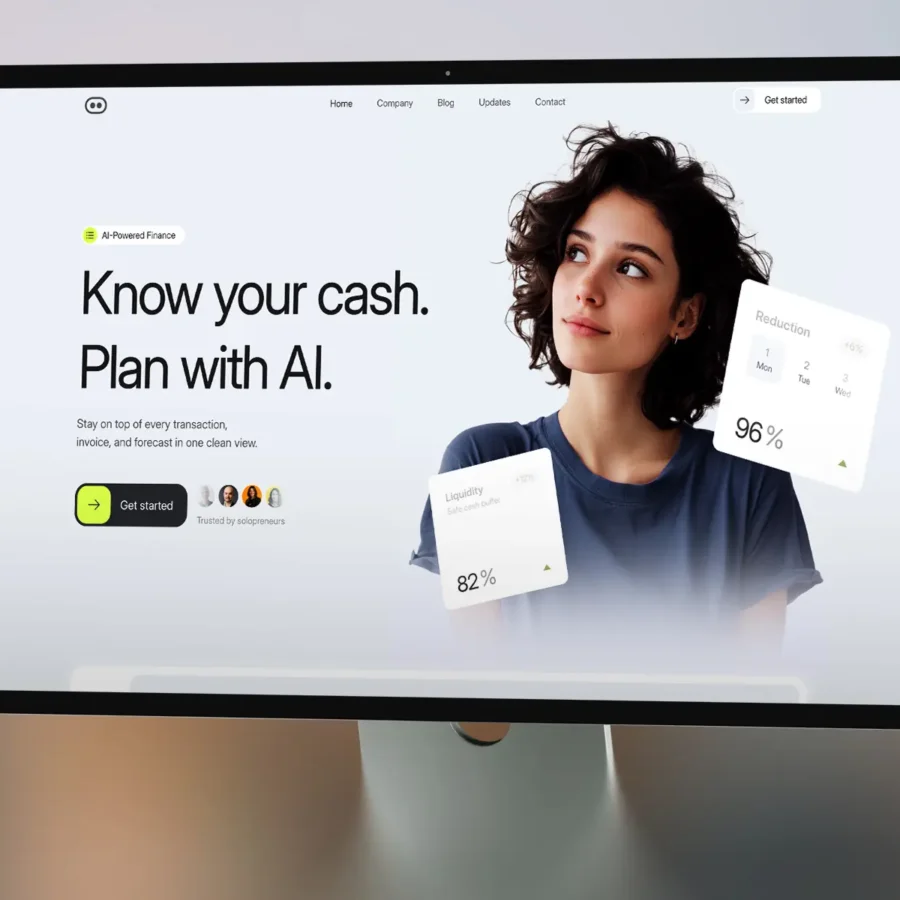 Makro — AI Finance SaaS Landing Page — Easyfast Framer Template