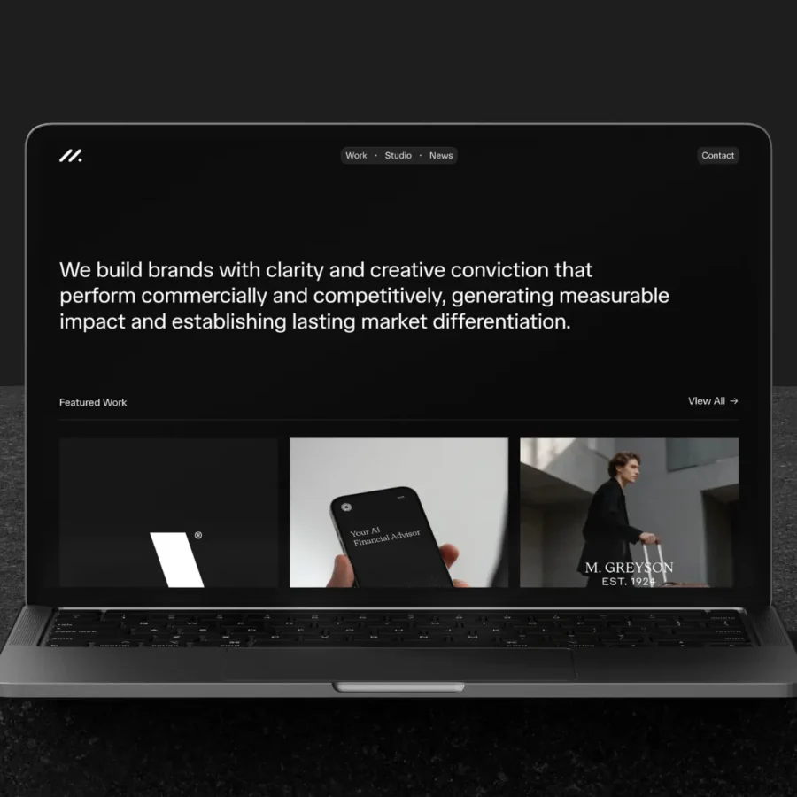 Mast — Minimalist Studio Template — Refactor Framer Template
